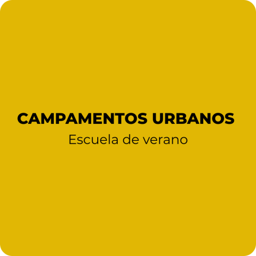 Campamento urbano. 20 al 24 de julio. De 8:00 a 17:00